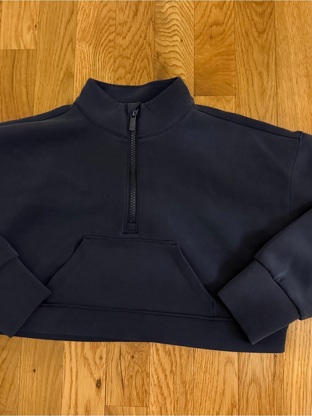all in motion Girls Set Navy Half-Zip Pullover & Shorts